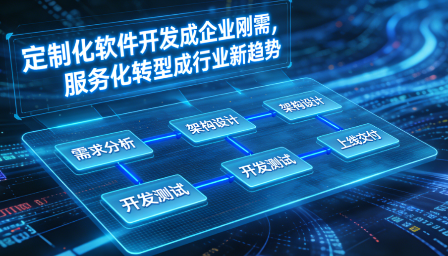 定制化软件开发成企业刚需，服务化转型成行业新趋势